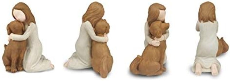 Dog Angel Figurines