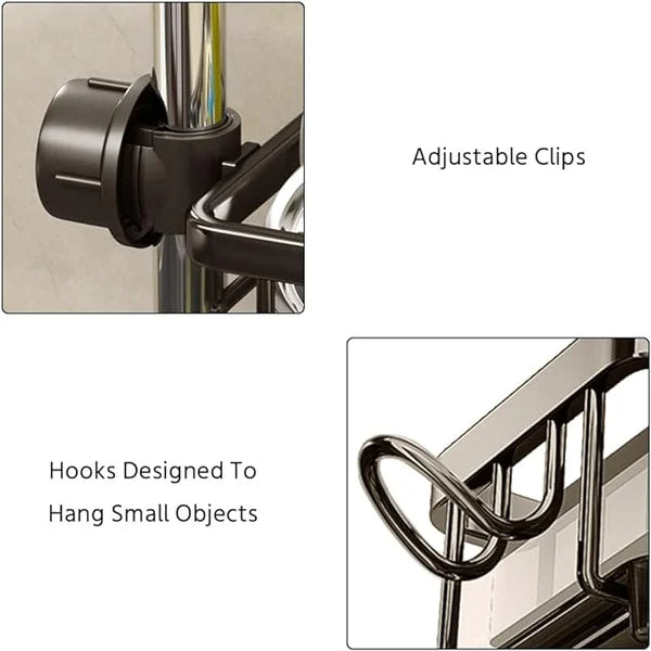 🔥(2024 New Arrival-48% OFF)🔥👨🍳Kitchen Sink Faucet Organizer