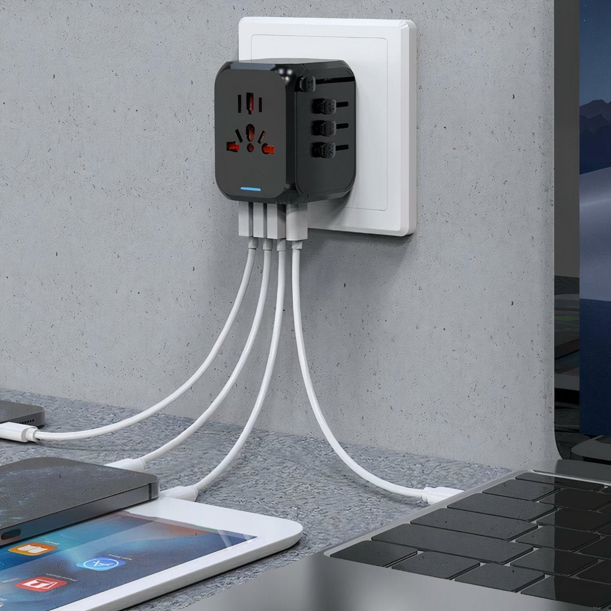Multifunctional travel charger converter✨✨