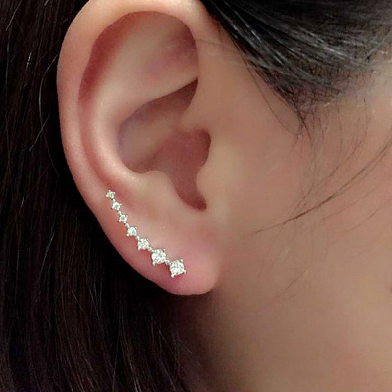 👂Seven Star Diamond Stud Earrings