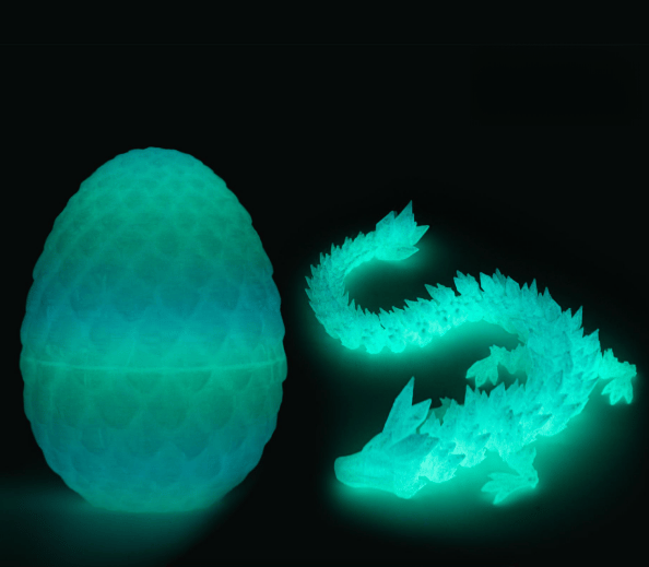 ๐3D-Printed Articulated Crystal Dragon