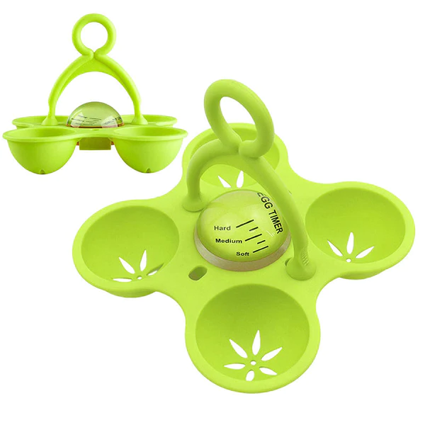 🔥Buy More Save More🔥Silicone Egg Poacher Cups with Thermochromic Timer