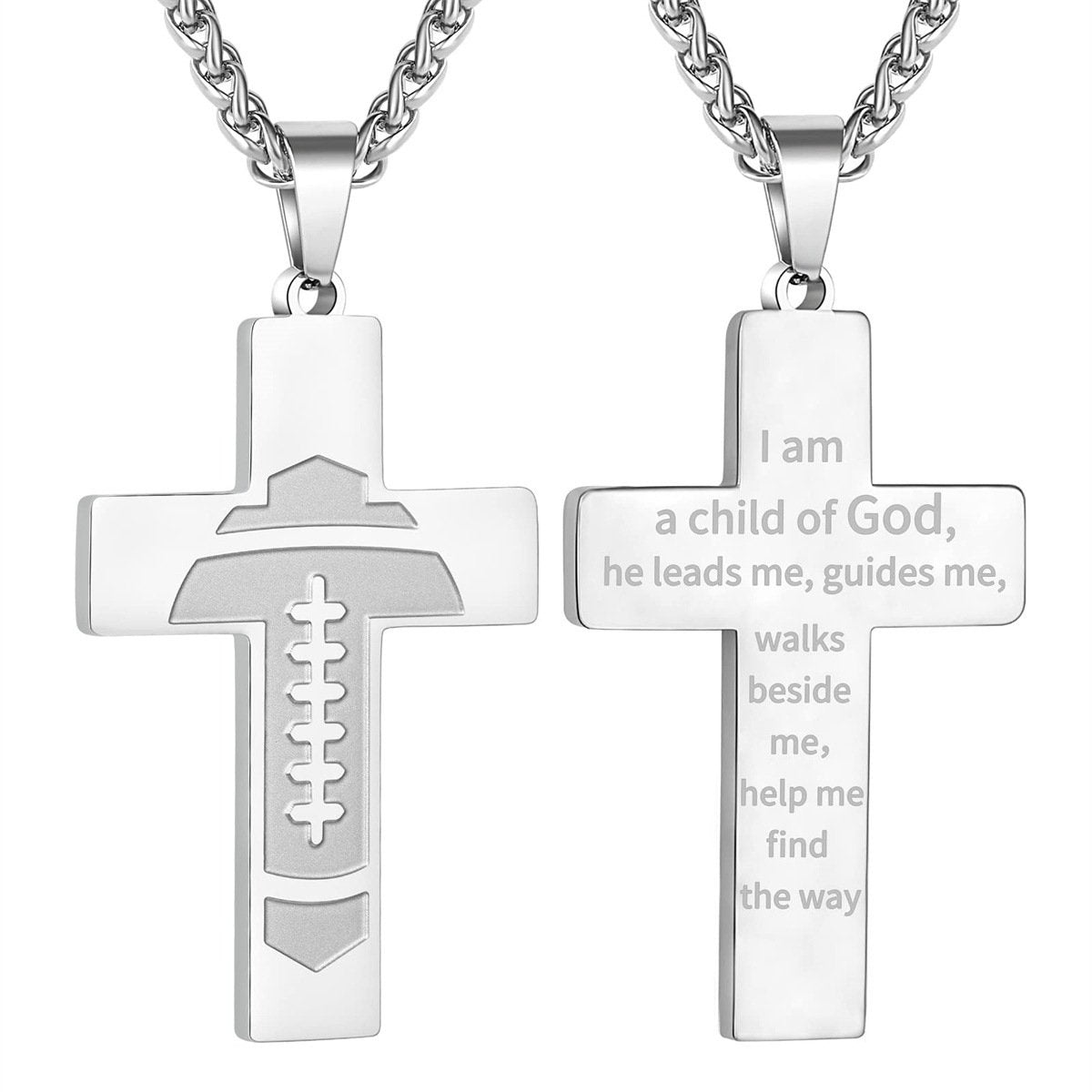 š„LAST DAY 49% OFF - American Football Cross Bible Pendant