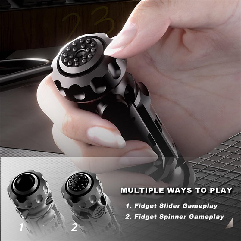 Cool Deformation Ejection Fidget Toy Alloy EDC Fidget Fidget Spinner Creative Stress Relief Toy