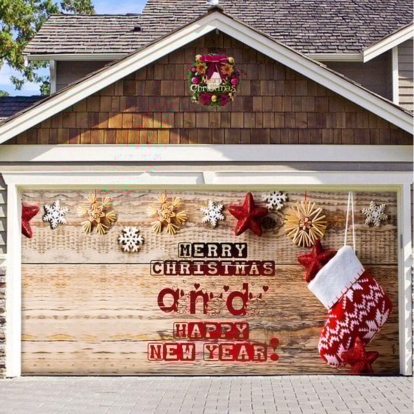 🎄Last Day Sale 49% OFF - Christmas 2024 Reusable Garage Door Decoration