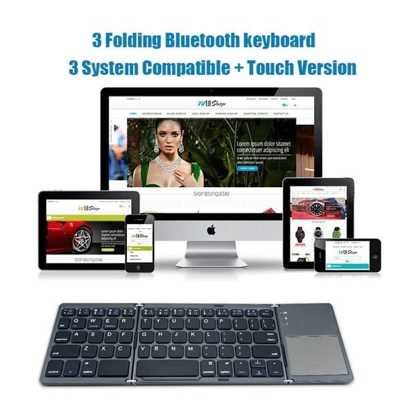 đ„Last Day Promotion 49% OFFđ„Foldable Bluetooth Keyboard with Touchpad