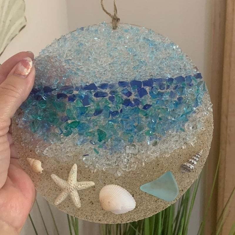 Christmas Tree Beach Ornament