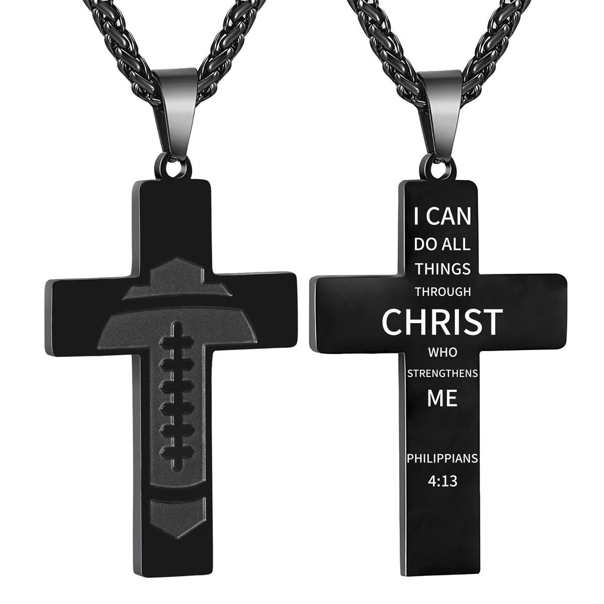 š„LAST DAY 49% OFF - American Football Cross Bible Pendant