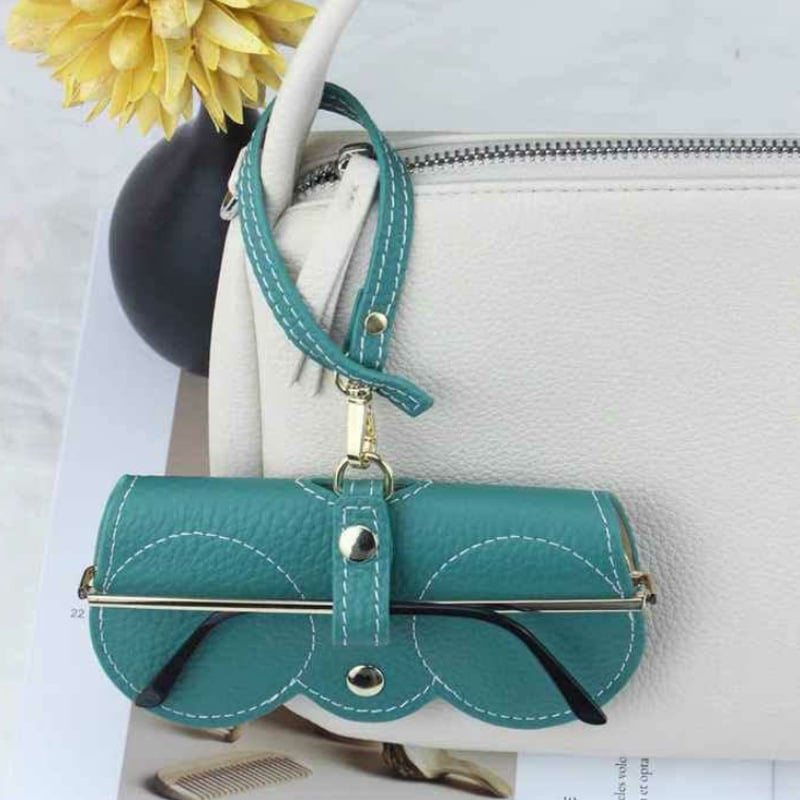 Soft PU Leather Sunglasses Bag