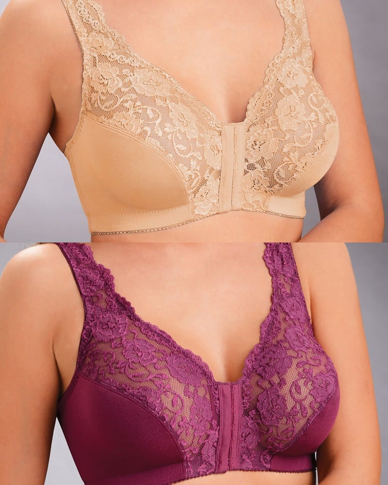 Front Hooks, Stretch-Lace, Super-Lift And Posture Correction – ALL IN ONE BRA!