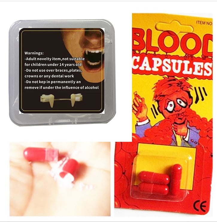 🎃Halloween Promotion-49% OFF🎃Retractable Halloween Vampire Fangs🧛♂BUY 1 GET 1 FREE