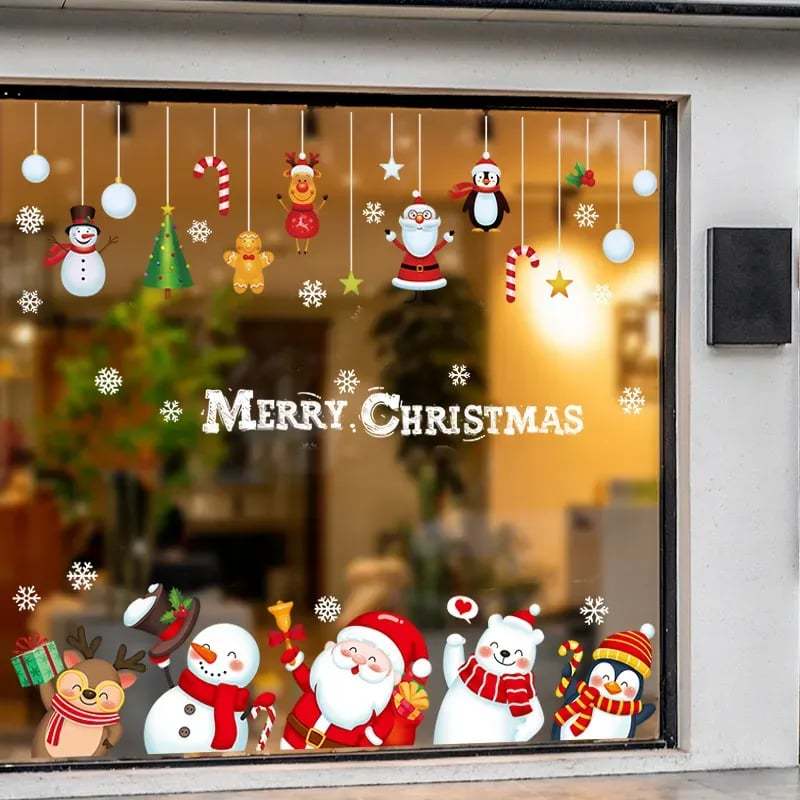 🔥Hot Sale 50% OFF- ❄Christmas Window Clings