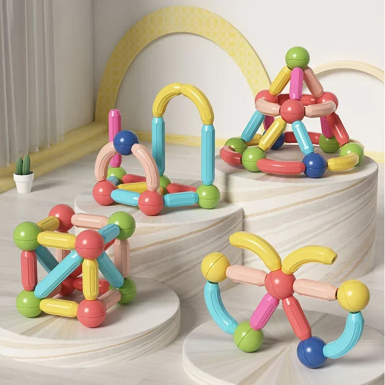 Last Day Special Sale 75% OFF -š„-Magnetic Balls and Rods Set Educational Magnet Building Blocks