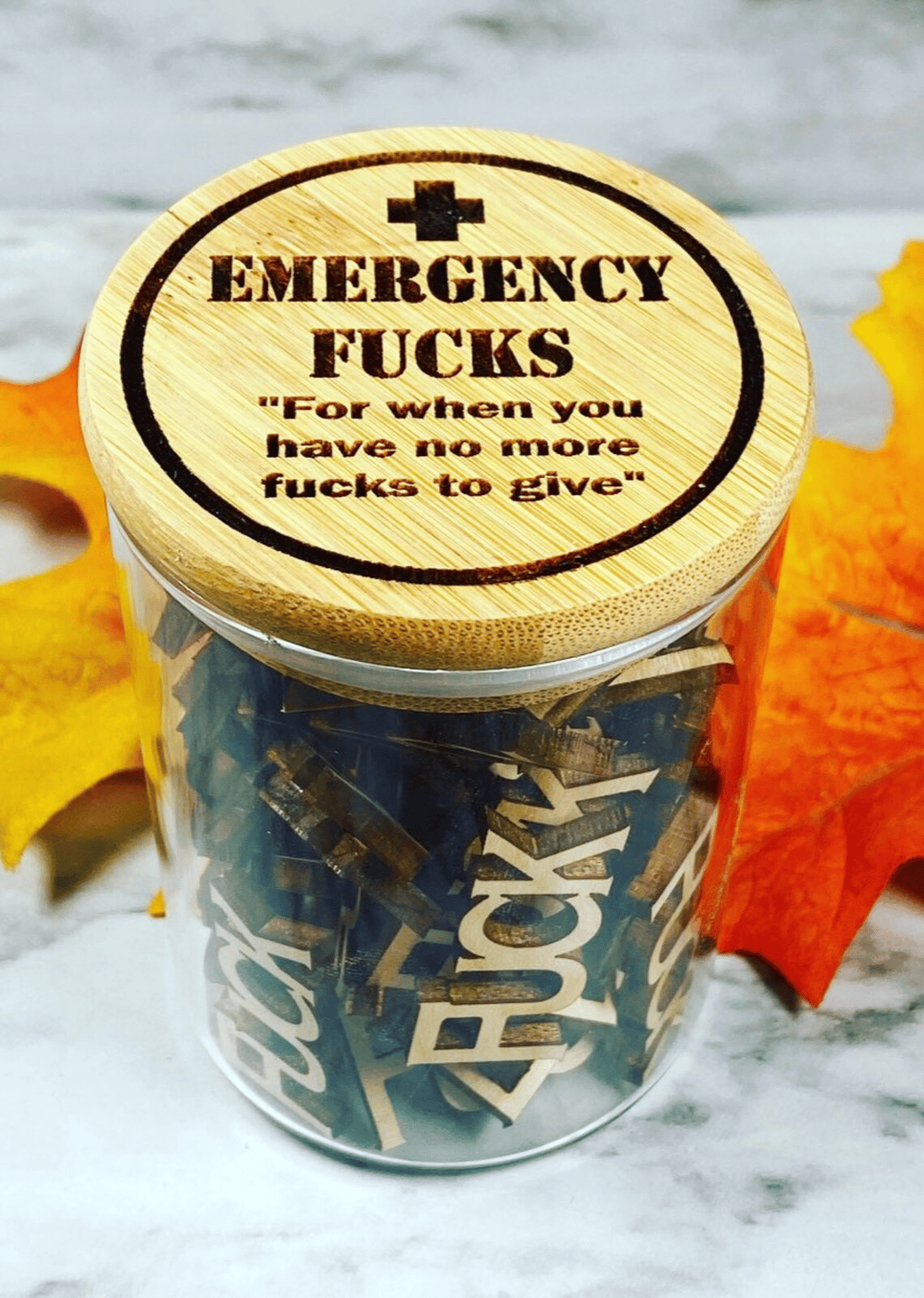 š„Early Father's Day Sale 49% Offš„-Emergency F**k jar- Funny Give a F**k jar