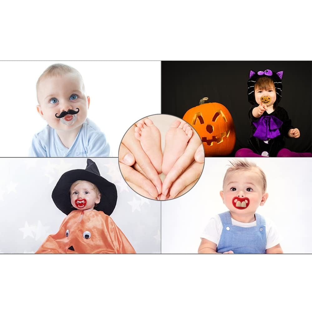 Funny Toddler Orthodontic Mustache Pacifiers for Babies