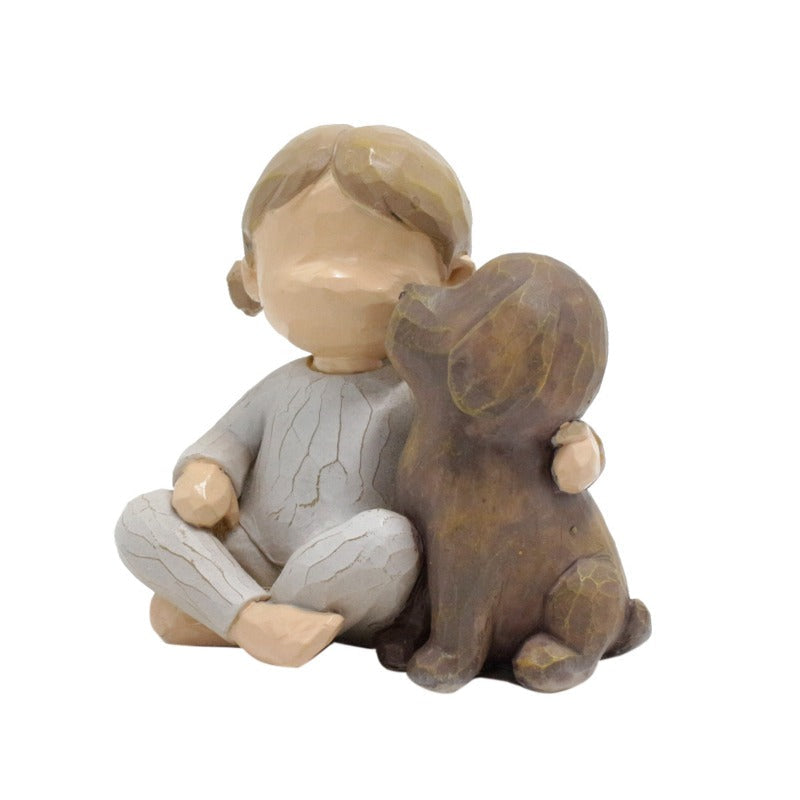 Dog Angel Figurines