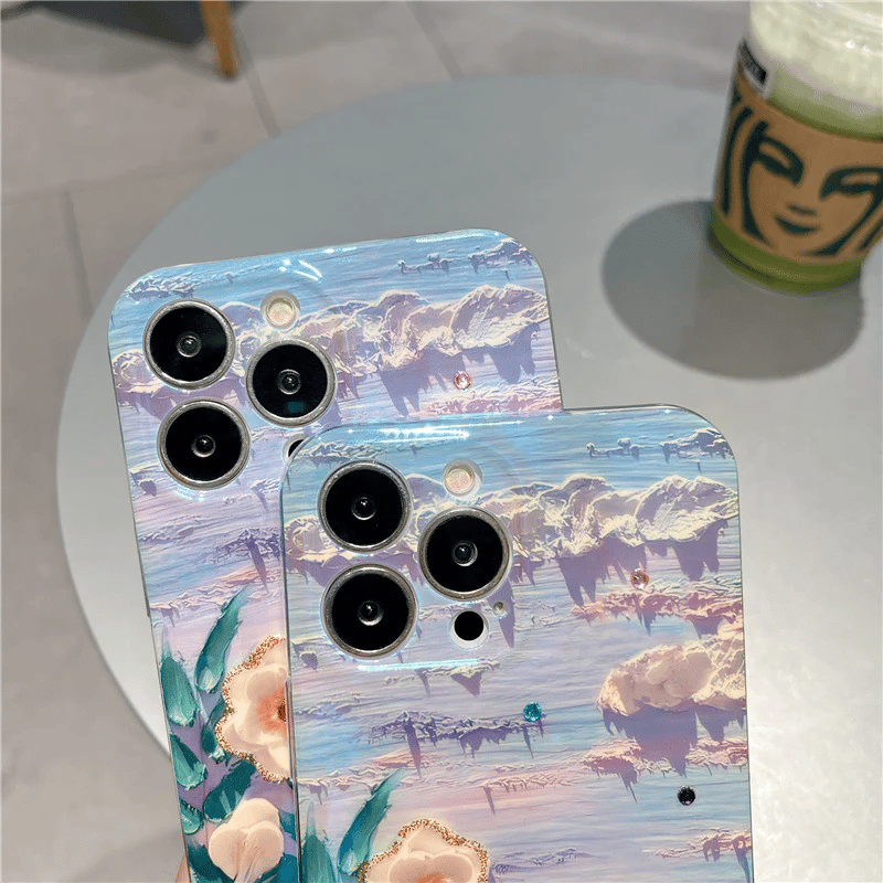 ๐ฅ๐ธ๐ฑOil Painting Flower Phone Case for Iphone ๐ธ