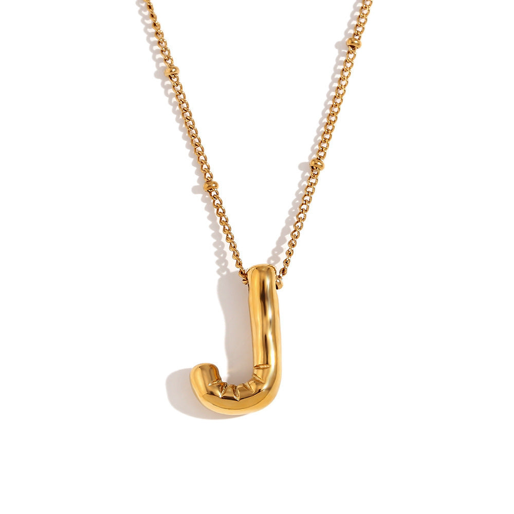 🔥Summer sale🎁⏰Bubble Letter Necklace