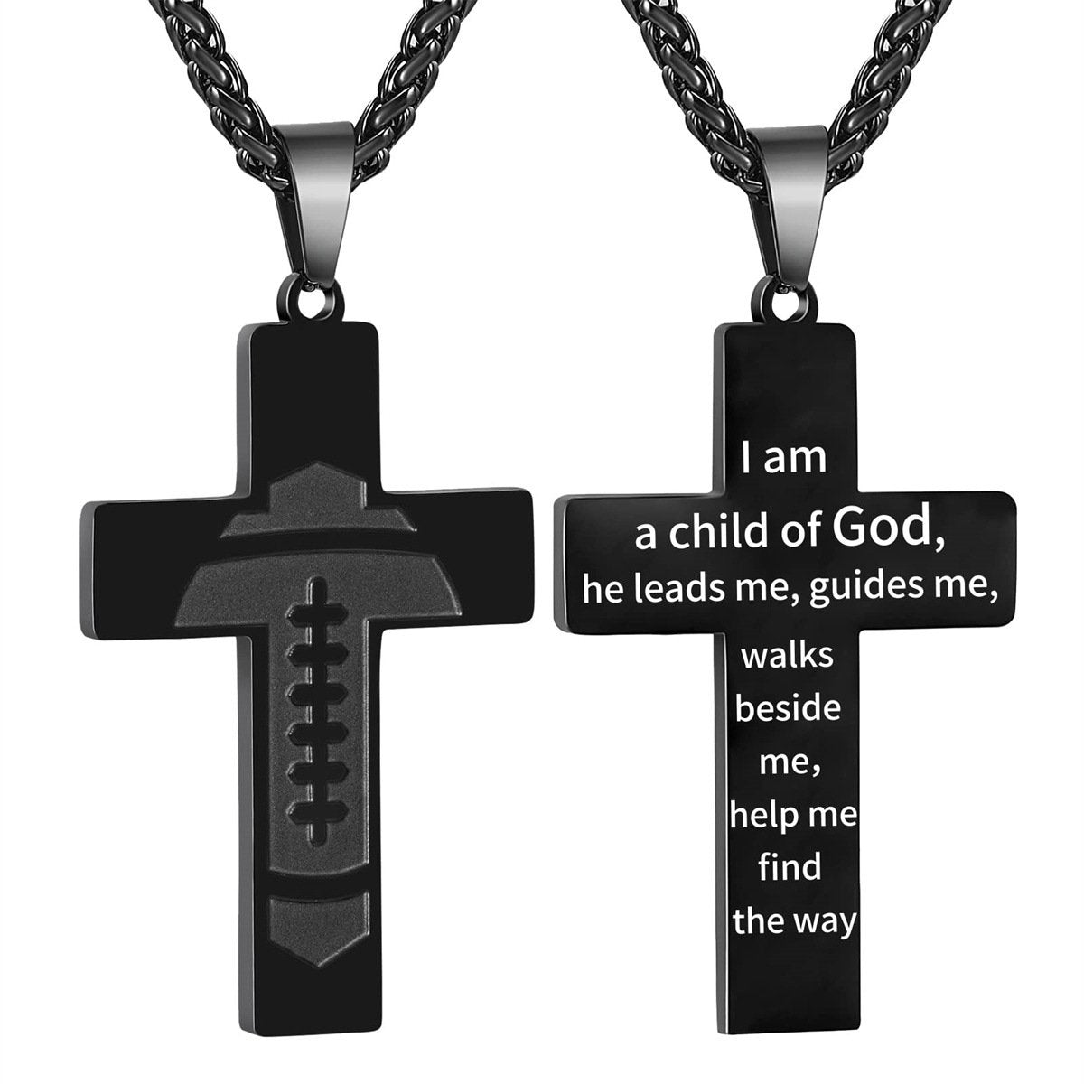 š„LAST DAY 49% OFF - American Football Cross Bible Pendant