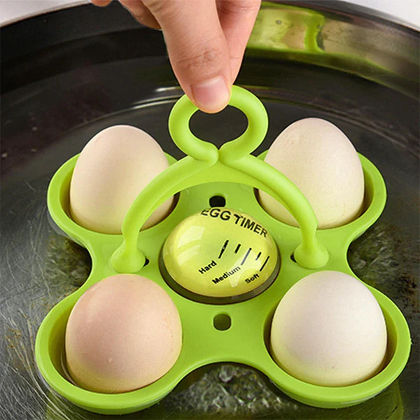 🔥Buy More Save More🔥Silicone Egg Poacher Cups with Thermochromic Timer