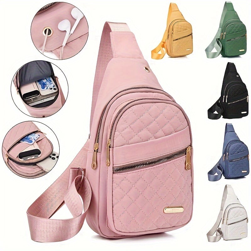 🔥Last Day Sale 49% OFF🏆️Anti-Theft Embroidery Solid Color Crossbody Bag for Daily Travel