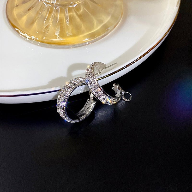 š„Sparkle Small Hoop Earrings