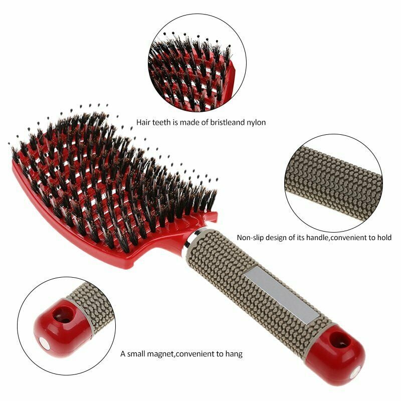 π Bristle Nylon Hairbrush