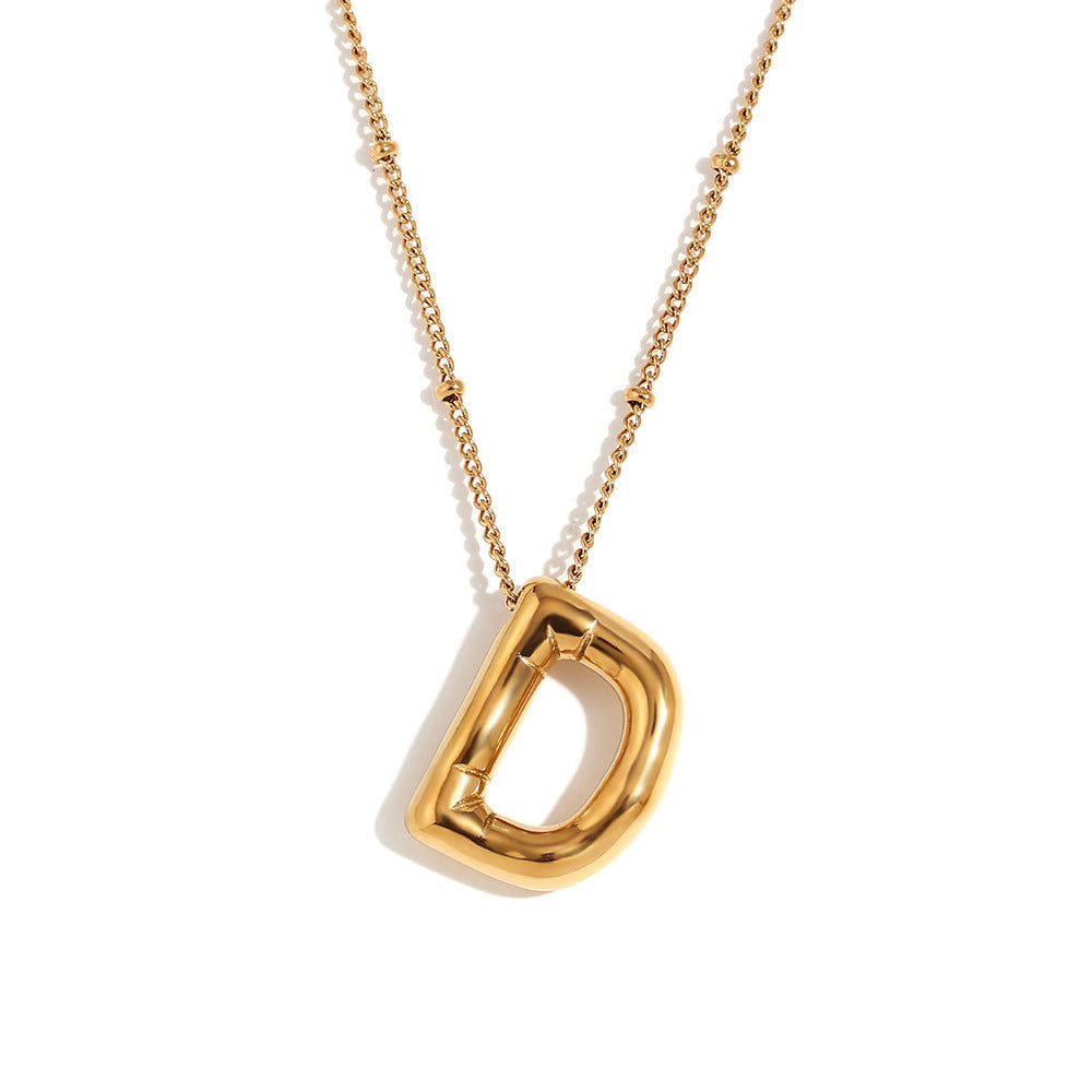 🔥Summer sale🎁⏰Bubble Letter Necklace
