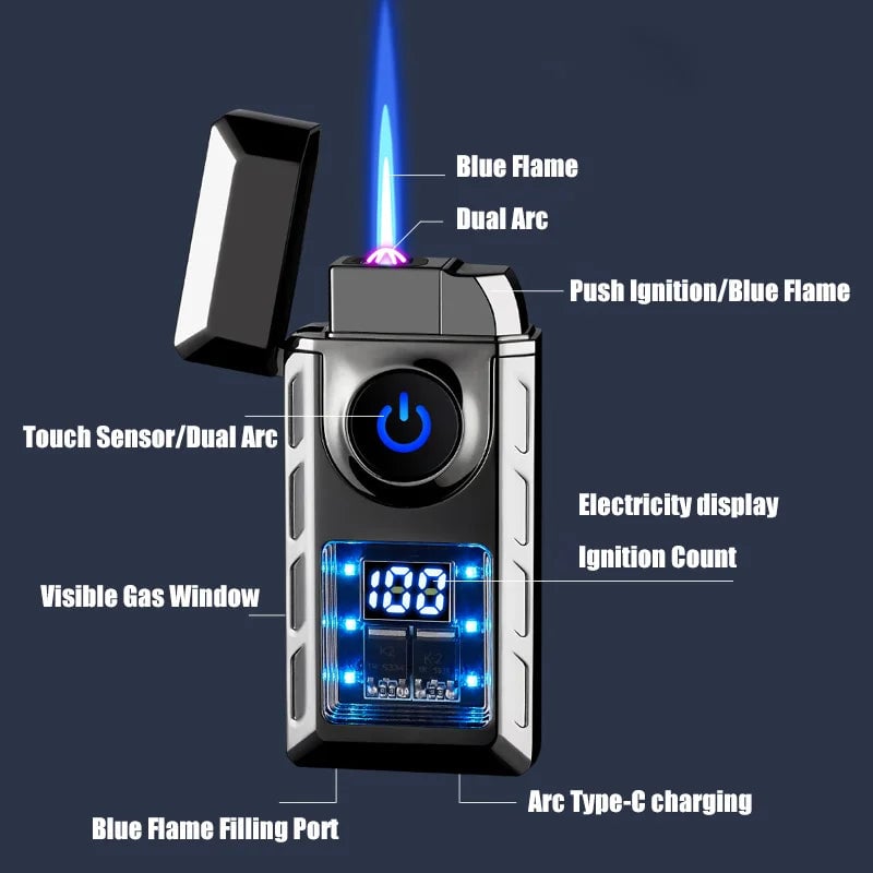 Double Fire Windproof Lighter
