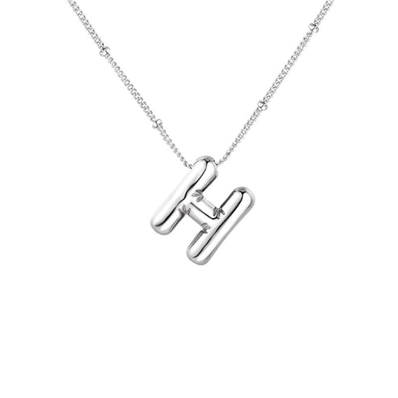 🔥Summer sale🎁⏰Bubble Letter Necklace
