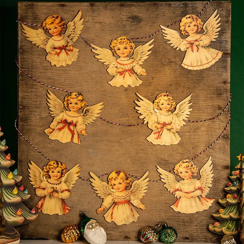 🎄Christmas Vintage Bunting Wooden