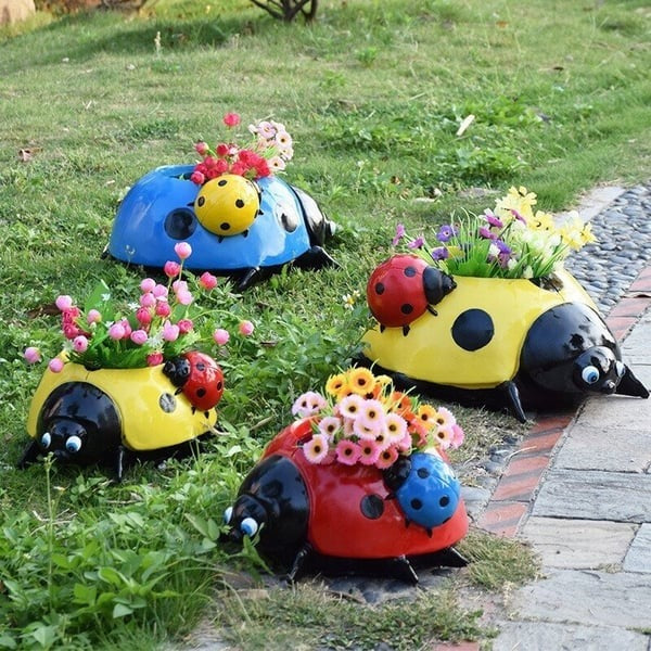 🔥Hot Sale 49% Off - Fun Ladybug Flower Pot🐞