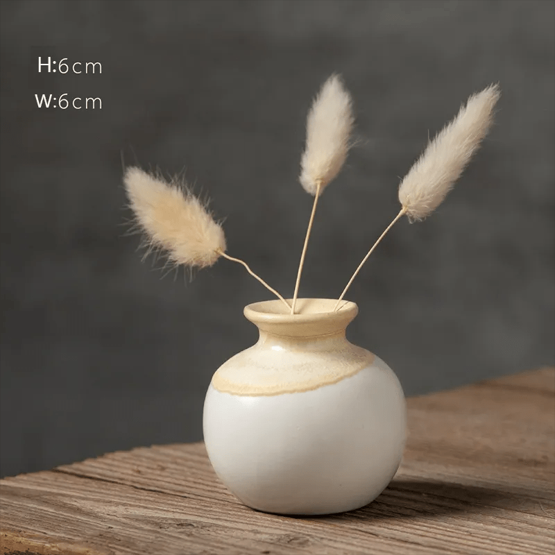 💐Handmade Desktop Art Tiny Vase Decor