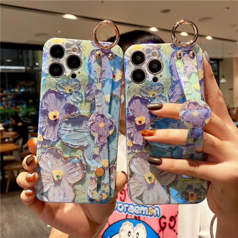๐ฅ๐ธ๐ฑOil Painting Flower Phone Case for Iphone ๐ธ