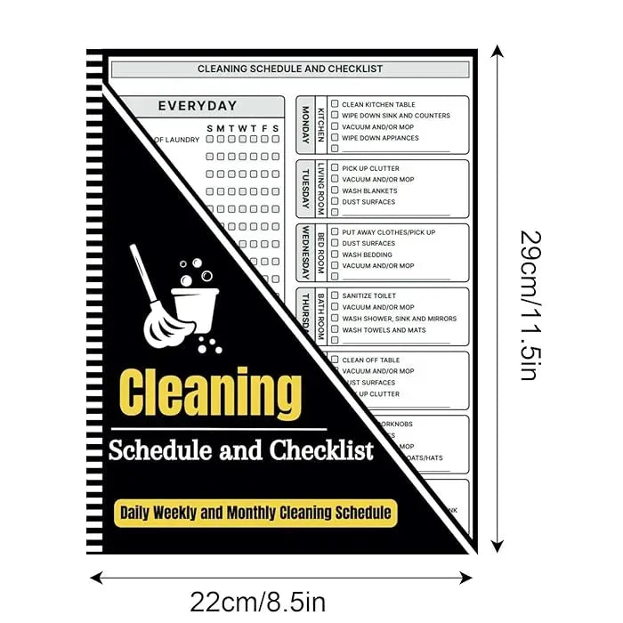 đź“”Bill Payment Management, Cleaning Schedule Manual