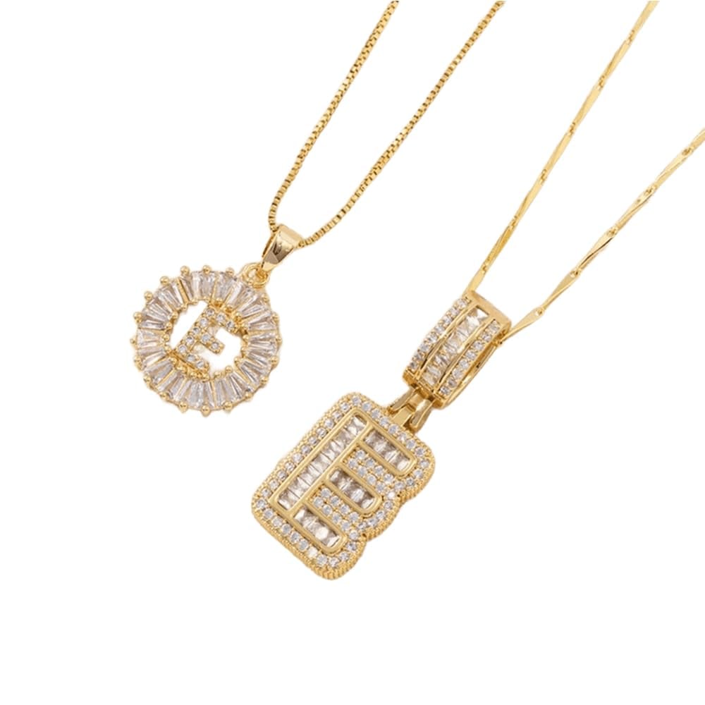 💍Last Day Only $12.99 & 2 Pack💍 Initial Letter Pendant Necklaces-Best Gift for your friends💝