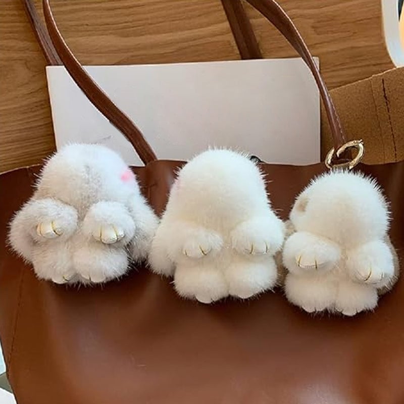 💕🐰 Handmade Soft Bunny PomPom Charms(🎁Boxed Edition)