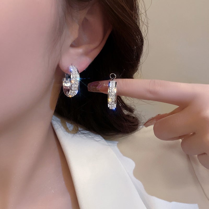 š„Sparkle Small Hoop Earrings