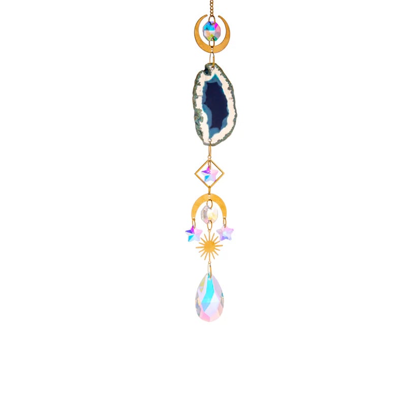 🌈Beautiful Crystal Suncatcher With Prisms Pendants💎