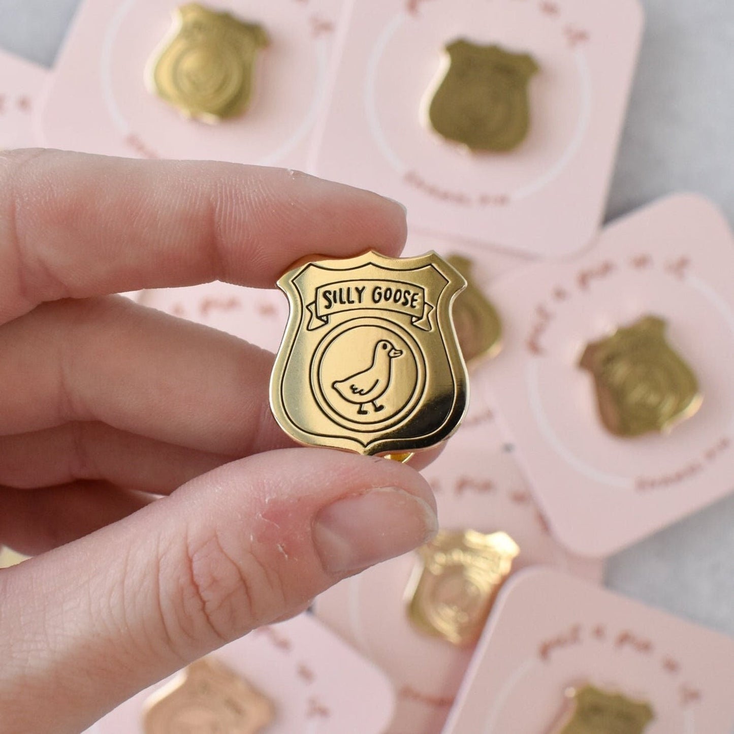 🦆🦢Silly Goose Badge Pin
