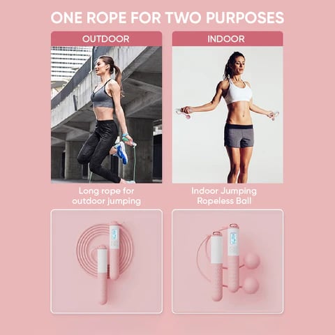 🔥Skipping Rope with Counter (Gravity Ball with/without Rope)
