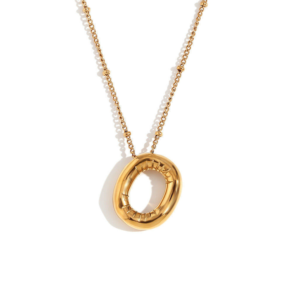 🔥Summer sale🎁⏰Bubble Letter Necklace