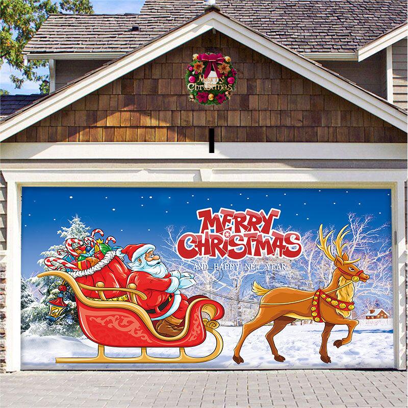 🎄Last Day Sale 49% OFF - Christmas 2024 Reusable Garage Door Decoration