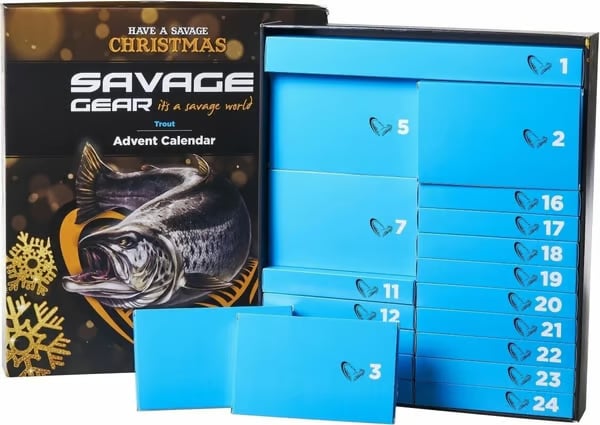 💥Christmas Sale 49% OFF - 🎣 Savage Gear 2024 Advent Calendar! 🎁🐟