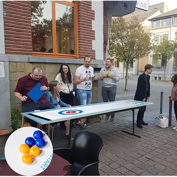 🥌Family Leisure Game Tabletop Curling Ball