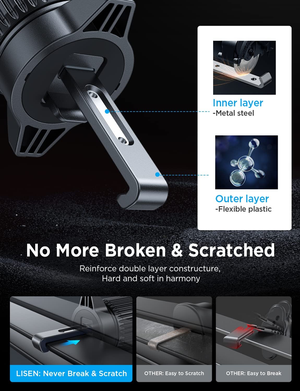 2024 NEW Air Vent Car Phone Mount Holder