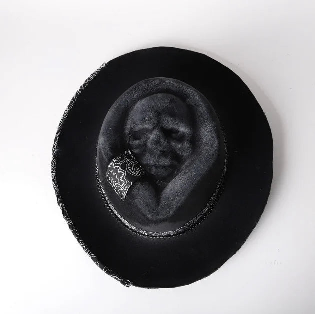 π"Harvester of Sorrow" Handmade Skull Hat