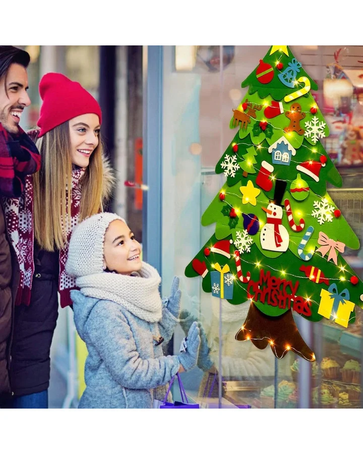 šDIY Felt Christmas Tree Setšļ¼š„Buy 2 Get Extra 10% OFF ļ¼