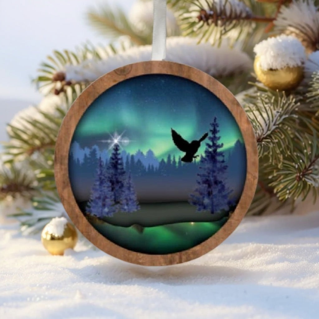 🌲2024 Christmas Gift 50% Off--2024 Northern Lights Christmas Ornaments