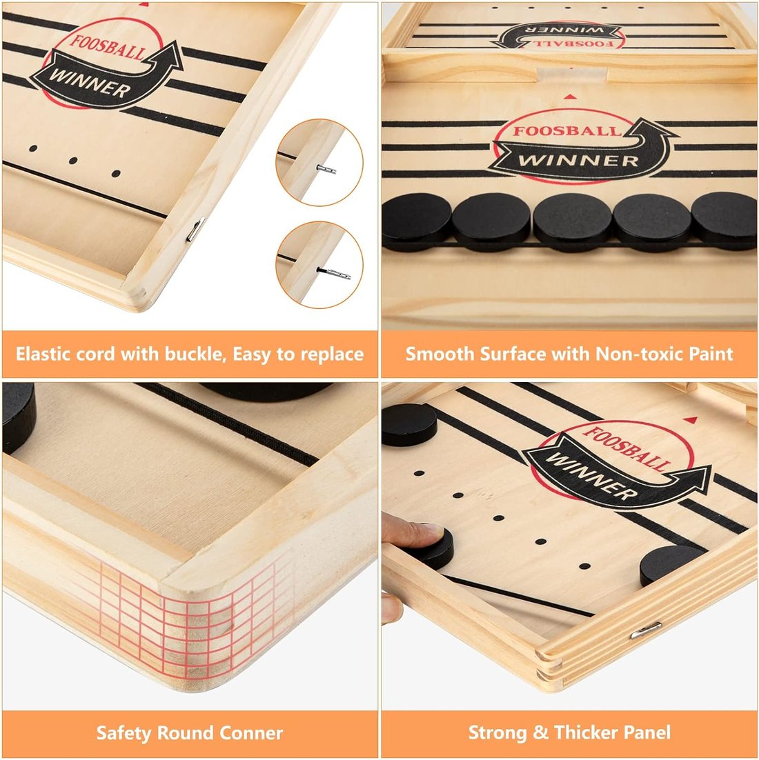 🔥Super Winner Wooden Hockey Board Games